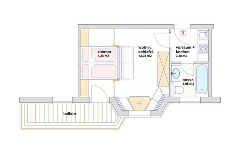 ジュニアスイート, Apparthotel Landhaus Veronika