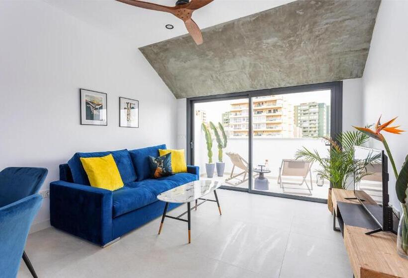 ペントハウス２ベッドルームアパート, Caleyro Boutique Apartments   Parking Incluido