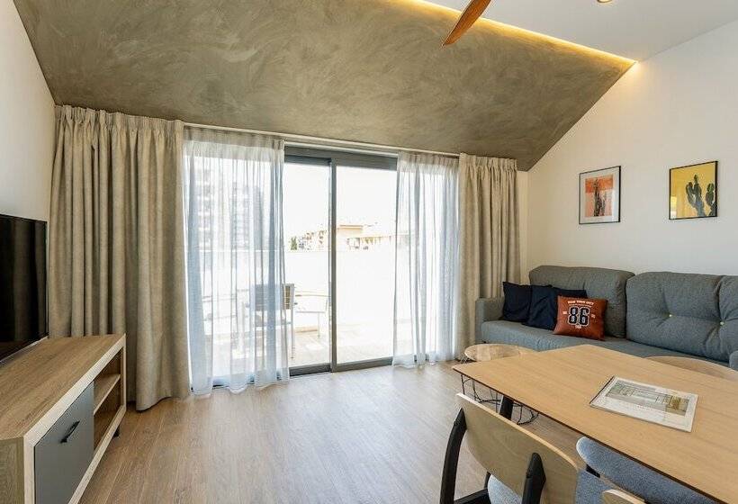 １ベッドルームペントハウスアパート, Caleyro Boutique Apartments   Parking Incluido