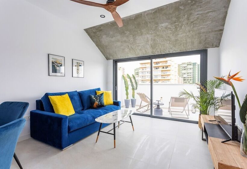 ペントハウス２ベッドルームアパート, Caleyro Boutique Apartments   Parking Incluido