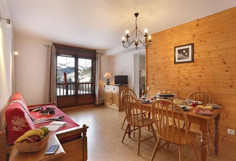 Апартаменты 1 Спальня, Residence Nemea Les Chalets Des Evettes