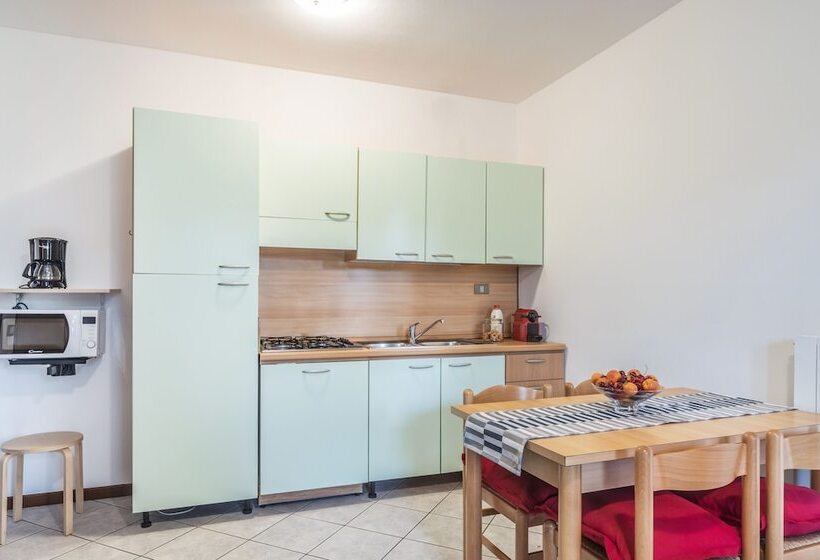 バルコニー付き１ベッドルームアパートメント, Residence Nuove Terme