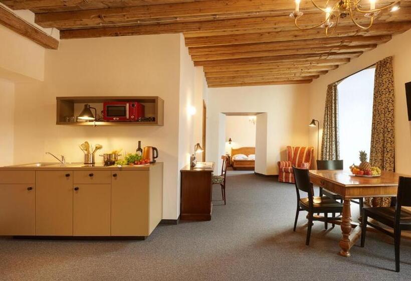 带1个卧室的豪华公寓, Historic Guesthouse Bircher B&b Apartments By Sterzing
