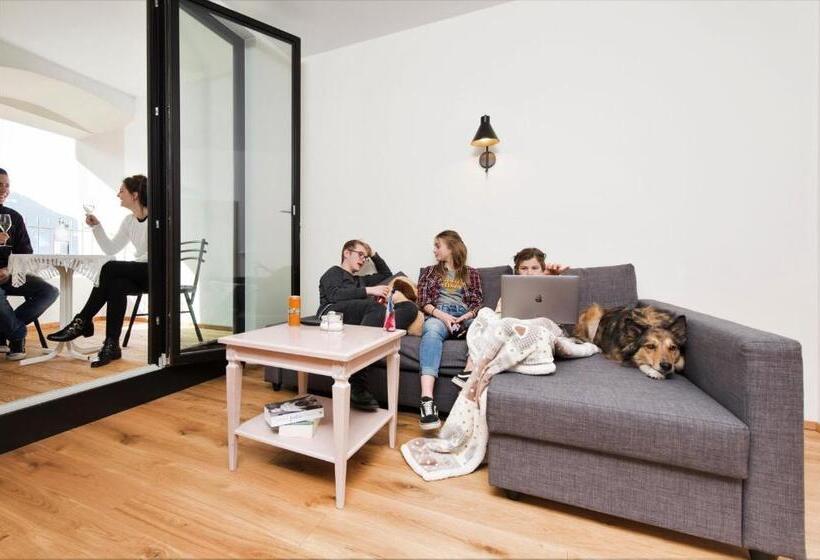 带1个卧室的豪华公寓, Historic Guesthouse Bircher B&b Apartments By Sterzing