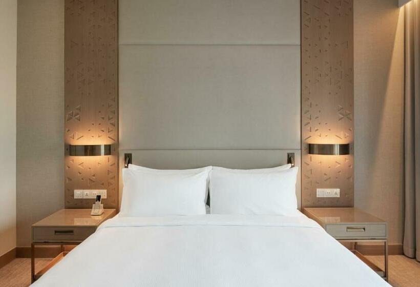اتاق دلوکس با تخت کینگ و چشم‌انداز شهر, Palace Beach Resort Fujairah
