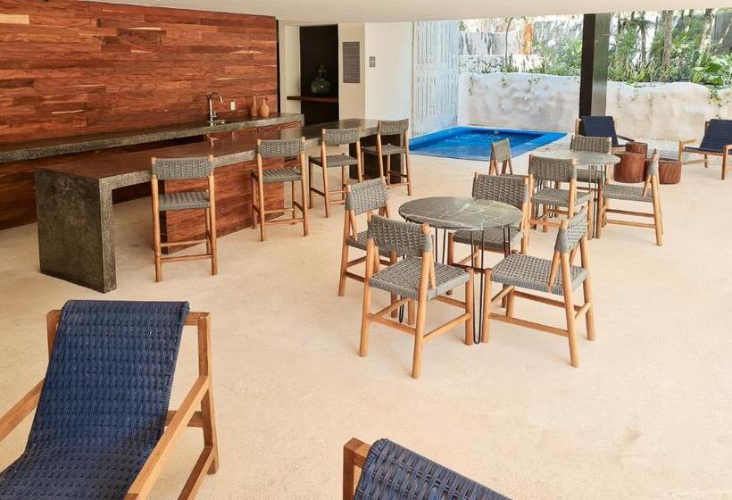 テラス付き１ベッドルームアパートメント, Iik Tulum By Groovy Stays  A Hip Condo Hotel With Wifi, Rooftop, Pool, Sleeps 6