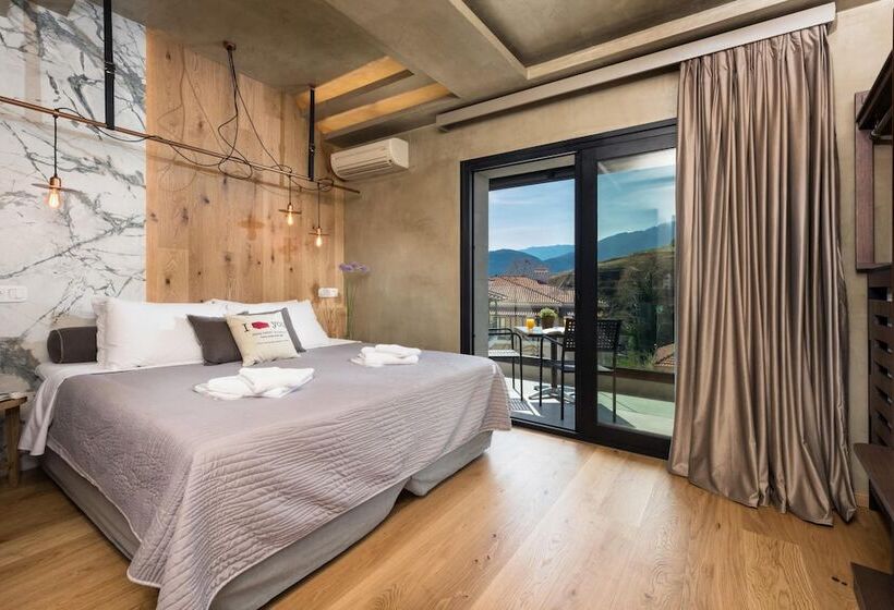 اتاق سوپریور با چشم‌انداز, Tsikeli Boutique Hotel Meteora   Adults Friendly