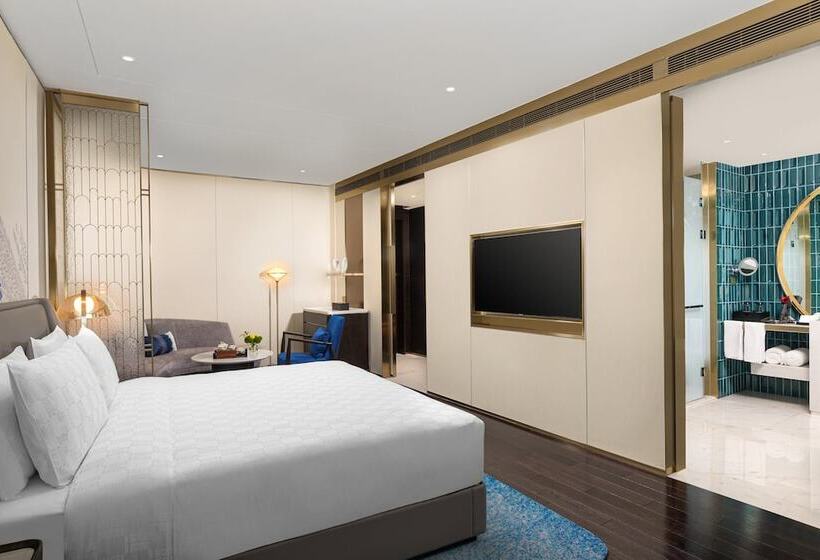 프리미엄 룸, Hualuxe Shanghai Changfeng Park, An Ihg