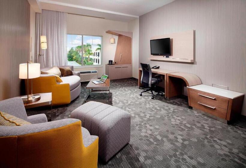 Студио Стандарт Кровать Кинг, Courtyard By Marriott Palm Beach Jupiter