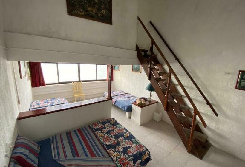 オーシャンビューデラックスルームバルコニー付き, San Felipe De Jesus Yucatan