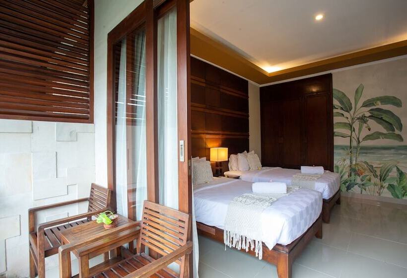Номер Deluxe Вид на Бассейн, Awatara Boutique Resort Ubud