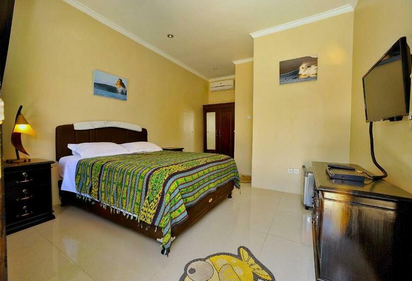اتاق استاندارد با چشم‌انداز استخر, Wave House Gerupuk South Lombok