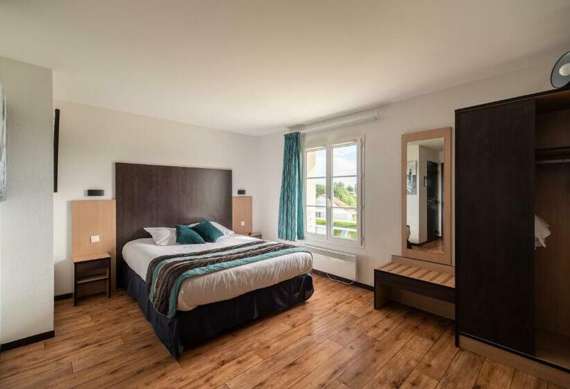 اتاق استاندارد با چشم‌انداز دریاچه, Brit Hôtel Confort   La Tour Blanche