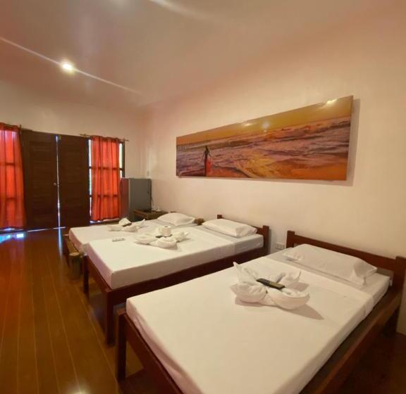 스탠다드 트리플 룸 가든 전망, Tahanan Resort