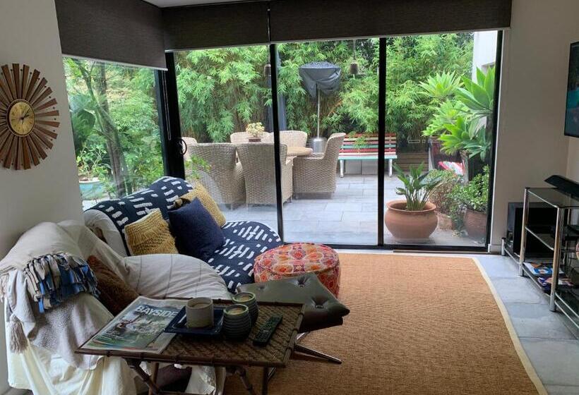 디럭스 룸 가든 전망, Bayside Boutique Retreat  Black Rock, Melbourne