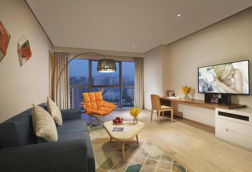 Апартаменты Deluxe 1 Спальня, Citadines Intime City Hangzhou