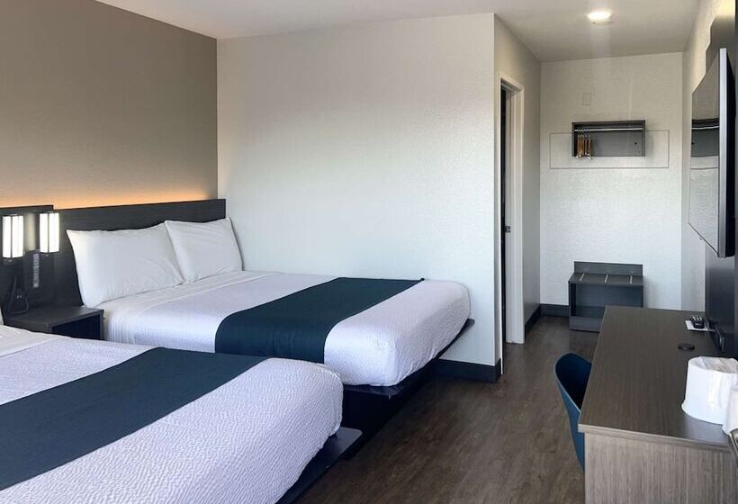 Номер Стандарт 2 Двуспальные Кровати, Motel 6tulare, Ca