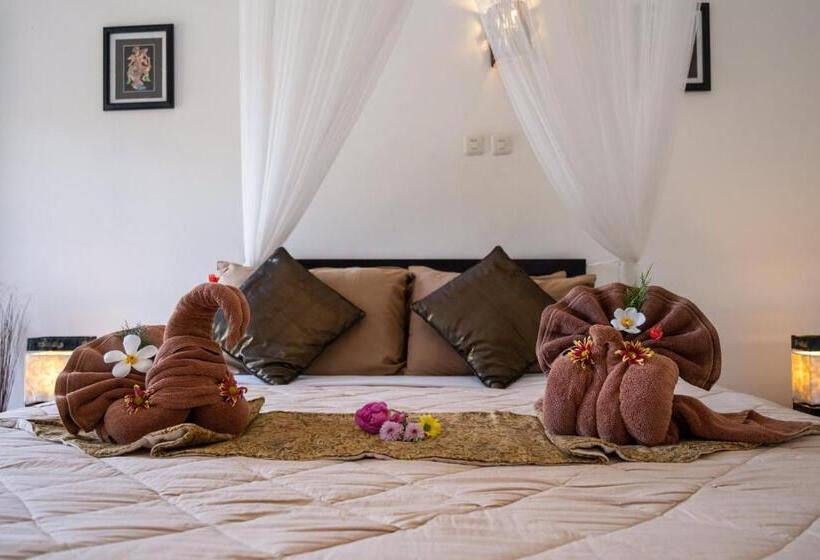 디럭스 룸 측면 바다 전망, Absolute Scuba Bali Dive Resort