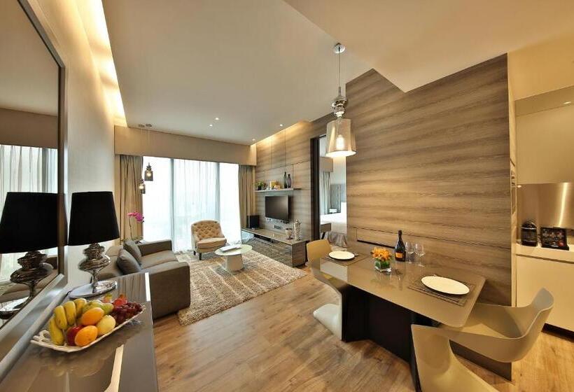 اتاق خانوادگی تودرتو, Pan Pacific Serviced Suites Beach Road, Singapore