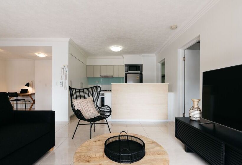 침실 2개 아파트, Gabba Central Apartments