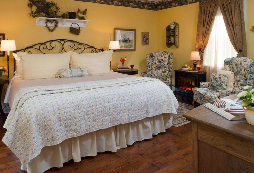 غرفة ديلوكس سرير كينج, 1825 Inn Bed And Breakfast