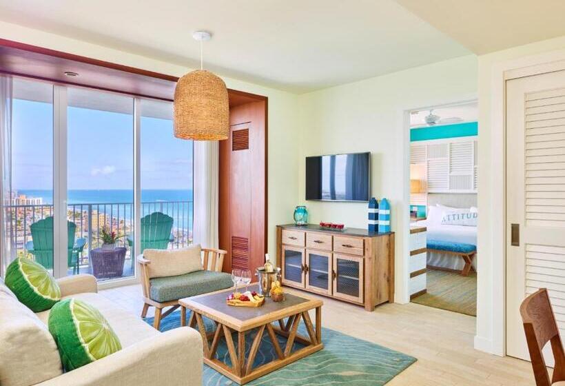 Люкс Deluxe Кровать Кинг, Margaritaville Hollywood Beach Resort