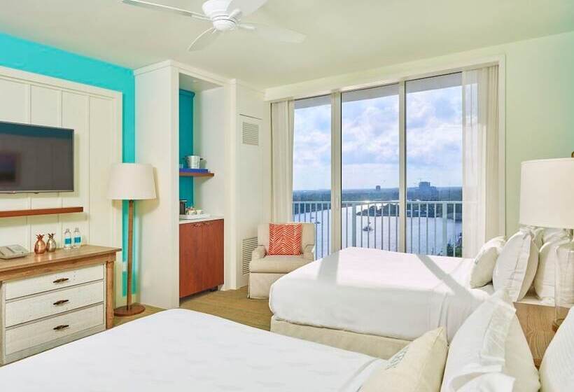 带2个双人床的标准工作室, Margaritaville Hollywood Beach Resort