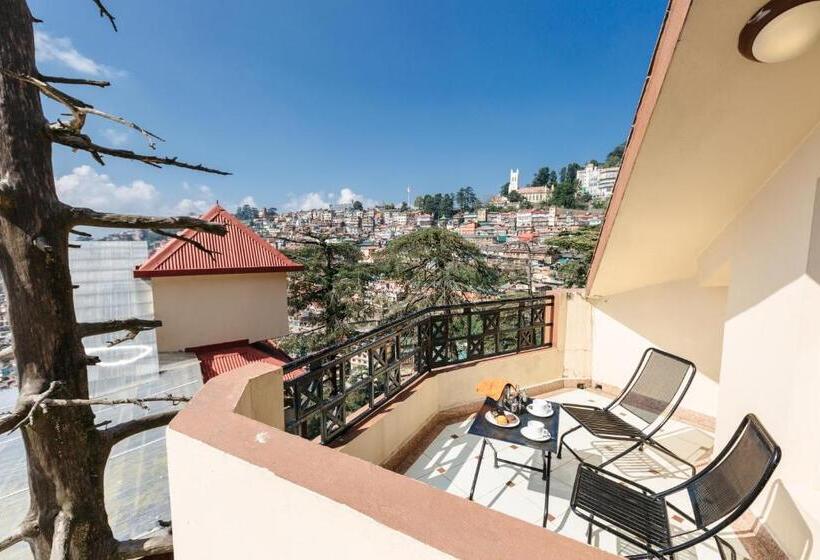 발코니가 있는 프리미엄 룸, Willow Banks   Boutique 4 Star Hotel On The Mall Road Shimla