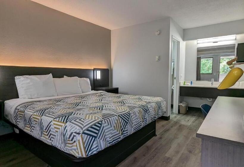带大床的标准间, Motel 6 Nashua, Nh  South