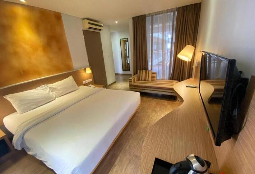 キングサイズベッドのデラックスルーム, Liberta Hotel Jimbaran