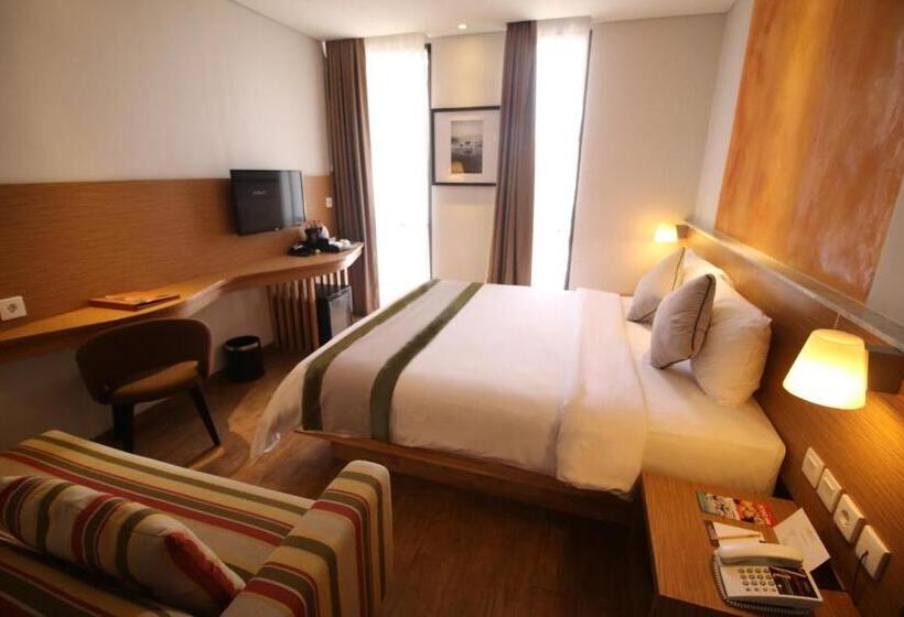 キングサイズベッドのデラックスルーム, Liberta Hotel Jimbaran