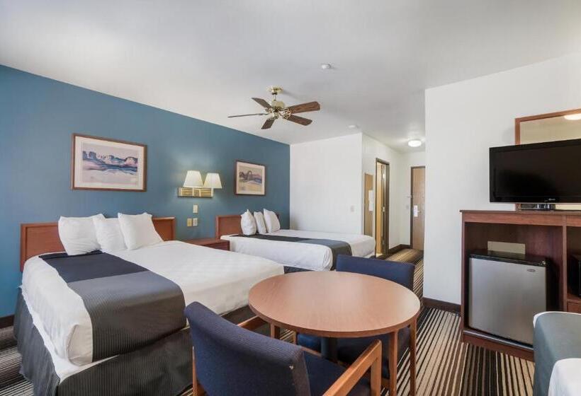 복층 룸 퀸 침대, Americas Best Value Inn Green River