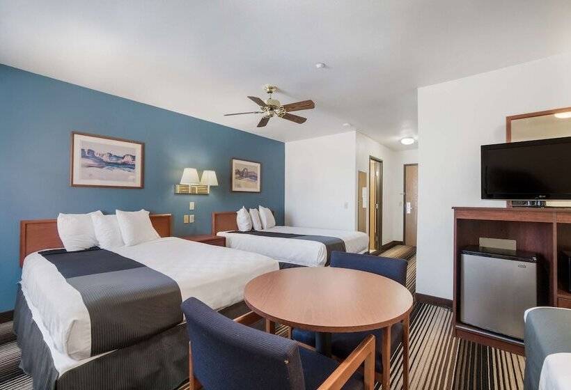 복층 룸 퀸 침대, Americas Best Value Inn Green River