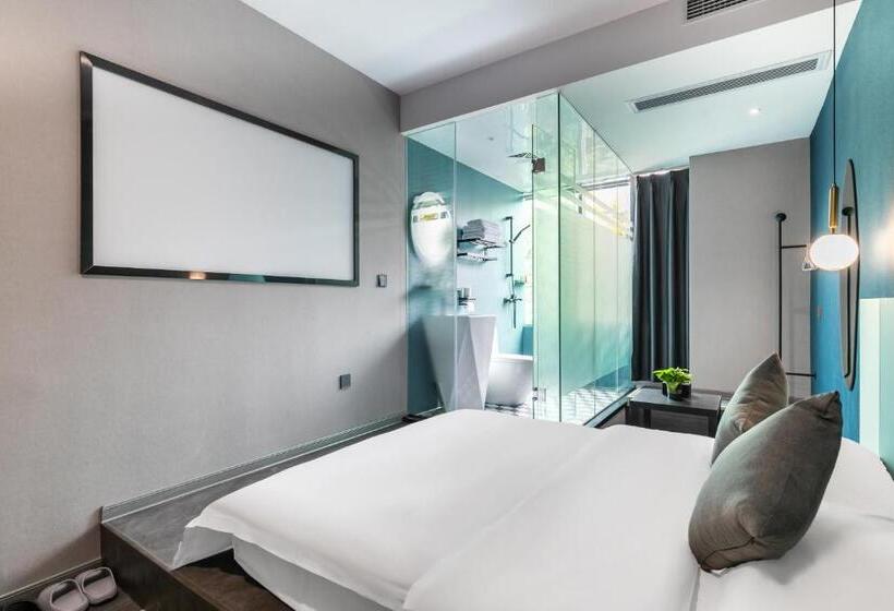 Quarto Estandar, Puzzle Hotel Guangzhou Fenghuang New Village Subway Station