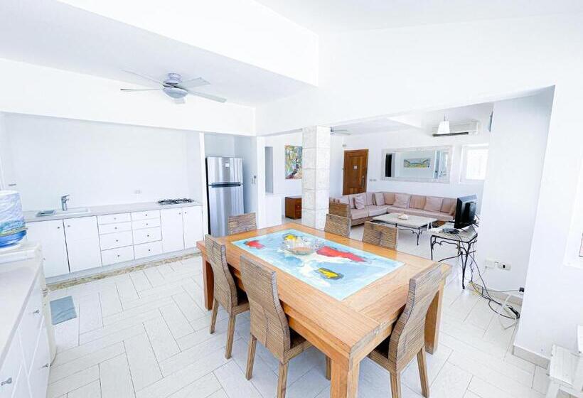 ویلای 1 خوابه, Villas Los Corales Long Term Bavaro Bbq Wifi Beach Club & Spa