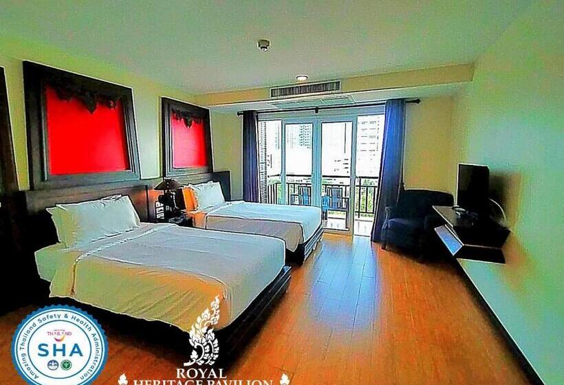 수피리어 룸 바다 전망, Royal Heritage Pavilion Jomtien