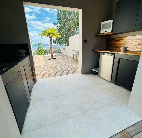 스탠다드 룸 바다 전망, Casa Lc Chambre2 Vue Mer Jacuzzi