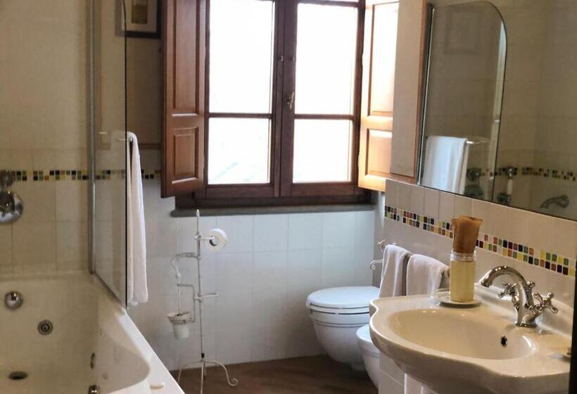 اتاق سوپریور با چشم‌انداز باغ, La Cantina Relais  Fattoria Il Cipresso