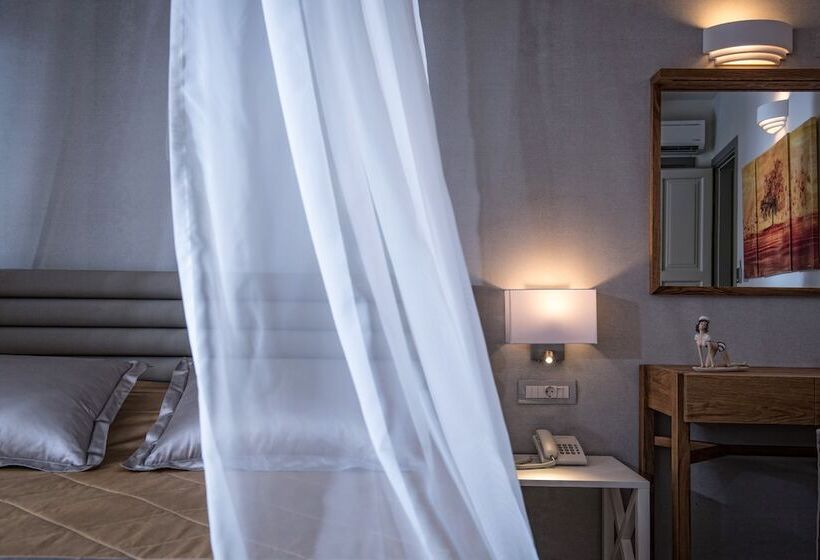 Люкс Кровать Кинг, Omiros Boutique Hotel   Adults Only