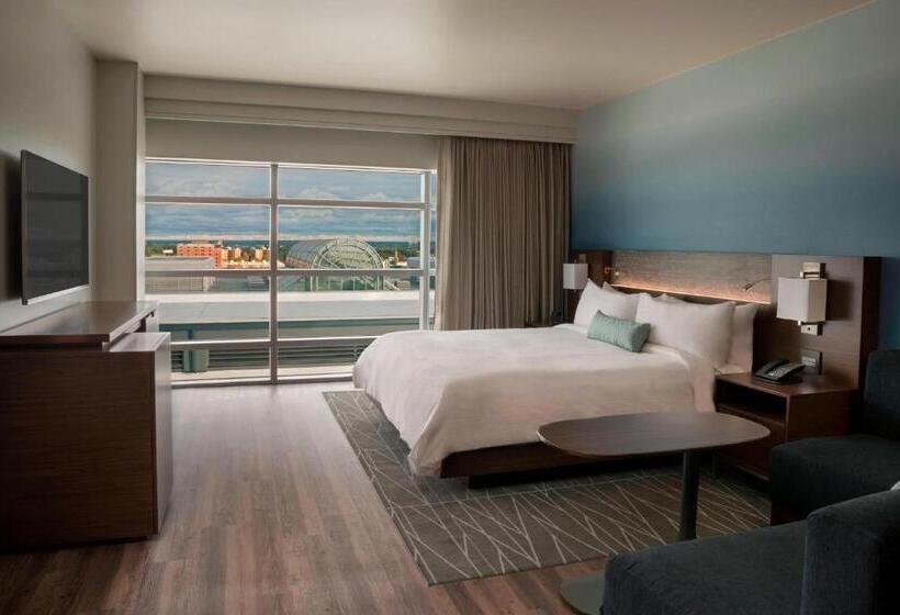 Номер Стандарт Кровать Кинг Адаптированный для Инвалидов, Buffalo Marriott At Lecom Harborcenter
