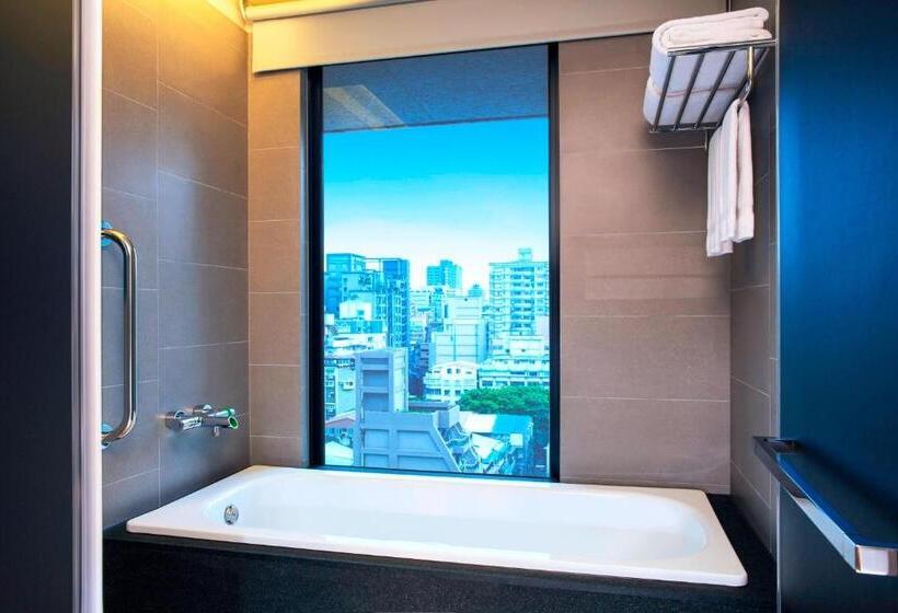 اتاق استاندارد با تخت بزرگ, Aloft Taipei Zhongshan