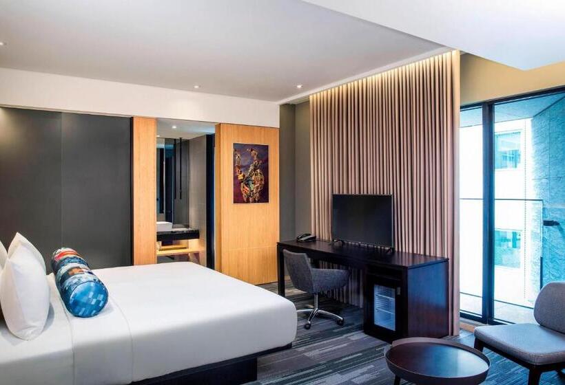 اتاق استاندارد با تخت بزرگ, Aloft Taipei Zhongshan