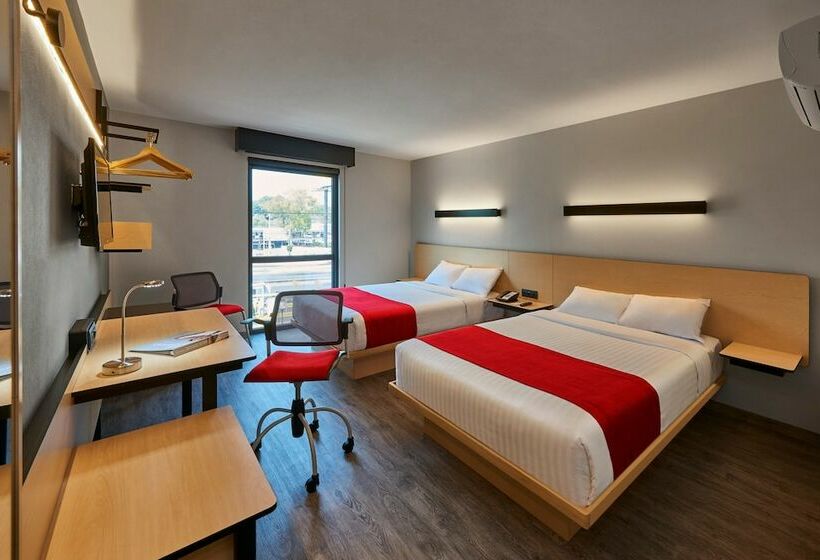 Номер Стандарт 2 Двуспальные Кровати, City Express Plus By Marriott Ciudad De México Periférico Sur Tlalpan