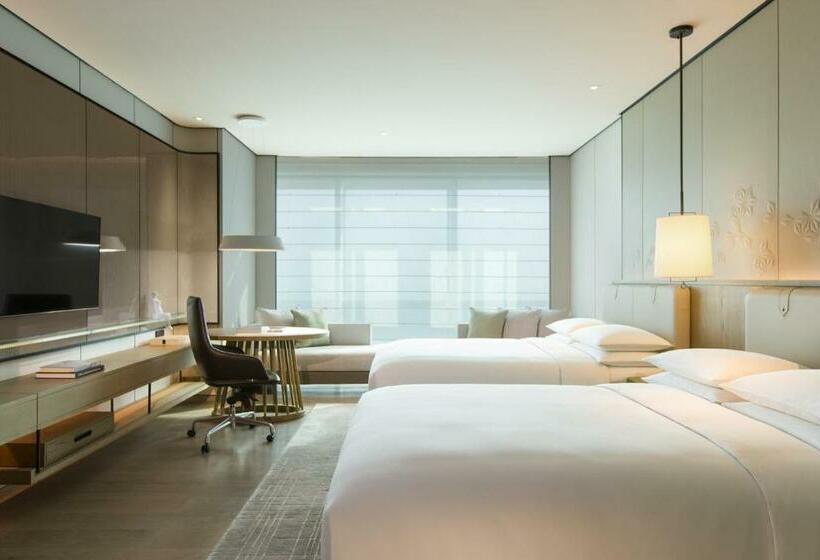 キングサイズベッドのエクゼクティブルーム, Shenzhen Marriott Hotel Nanshan