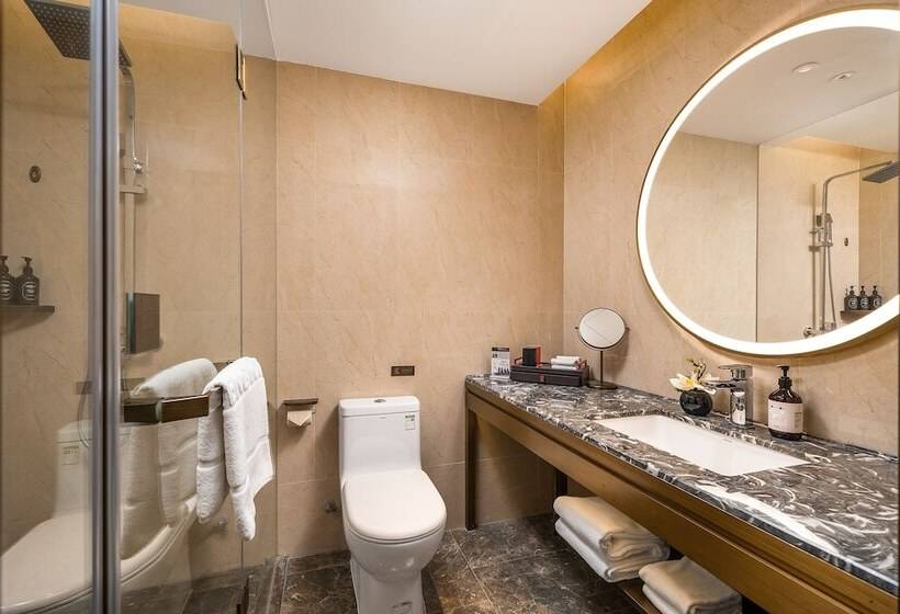 Номер Deluxe, Echeng Hotel Guangzhou Zhujiang New Town Jinan University Branch