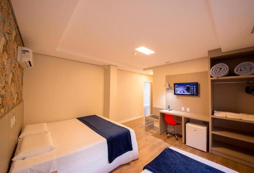 标准三人间, Hiber Hotel   Acesso A Chapecó