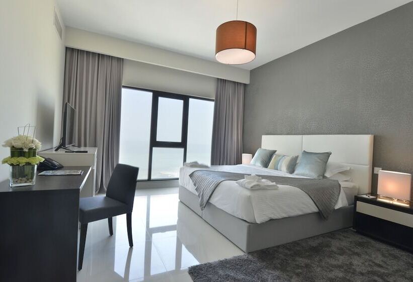 آپارتمان 1 خوابه با چشم‌انداز جانبی دریا, Lagoona Beach Luxury Resort And Spa