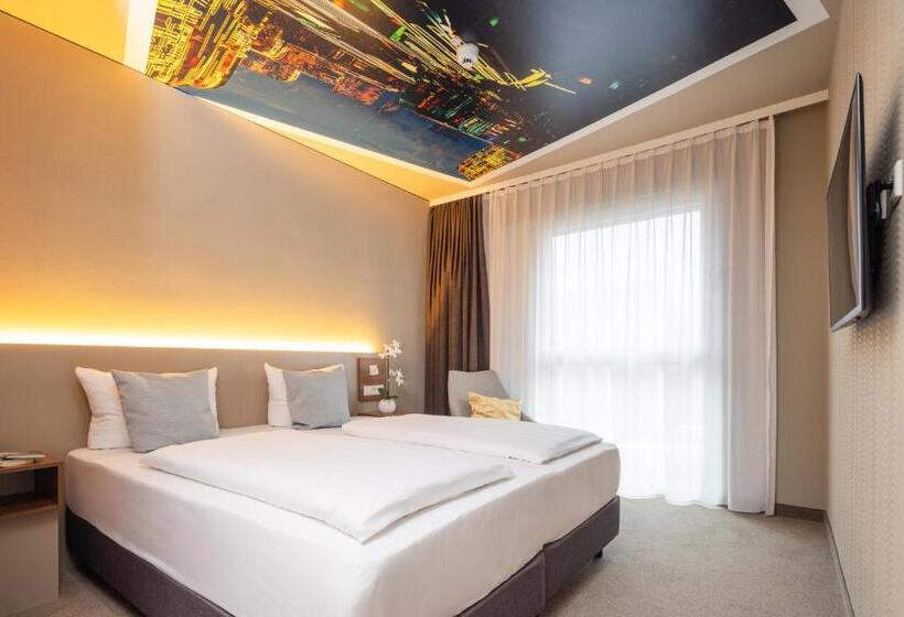带大床的标准间, Hey Lou Hotel Monheim Am Rhein