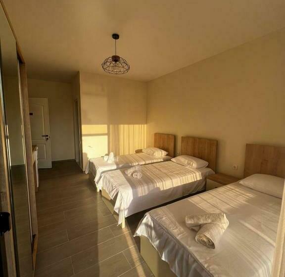 اتاق استاندارد سه تخته با چشم‌انداز, Heart Hotel Gonio