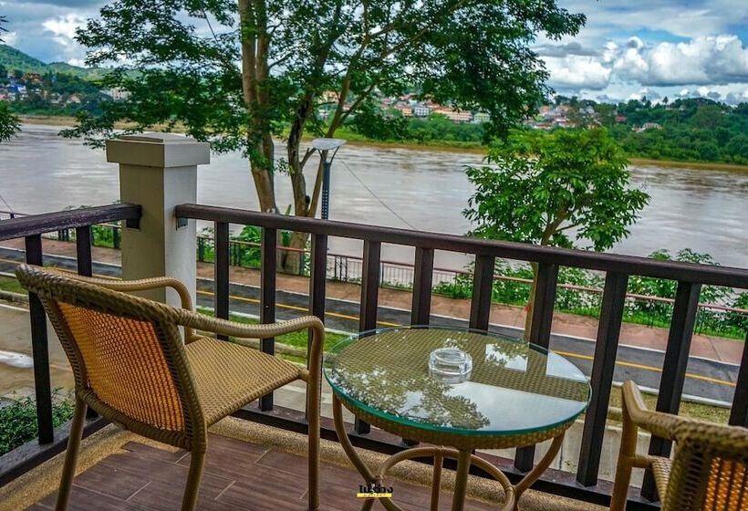 Номер Стандарт Вид на Реку, Chiangkhong Teak Garden Riverfront Onsen Hotel  Sha Extra Plus
